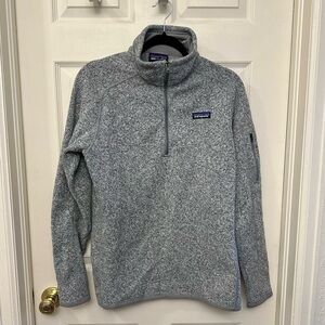 Patagonia Better Sweater Quarter Zip, Grey, Size: XL, EUC